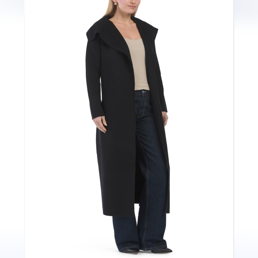 Max Sport Black Overcoat Cardigan